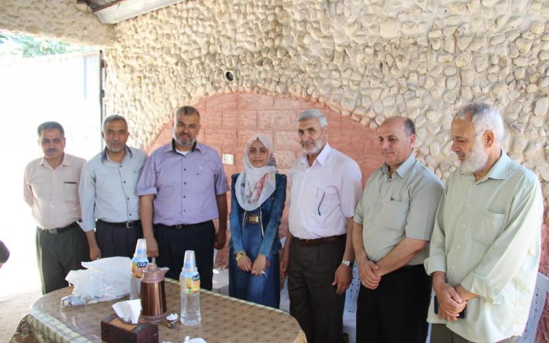 زيارة أوائل الثانوية العامة في رفح (2)