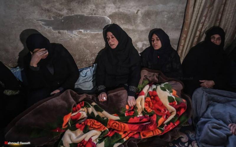 تشييع جثمان الشهيد عرفات برفح