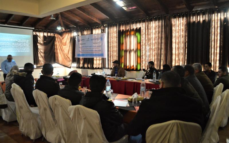 غزة: اختتام دورة تدريبية حول حملات التوعية في قطاع المياه