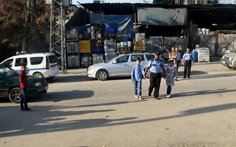 2 بالصور شرطة المرور تنظم الشوارع والمفترقات مع بداية العام الدراسي