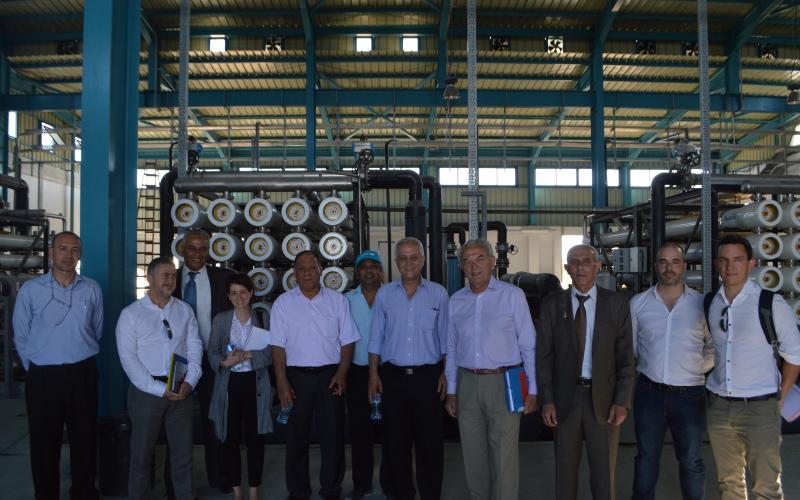 وفد أوروبي يزور مشاريع المياه في غزة (4)