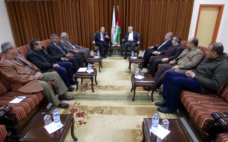 هنية يستقبل وفوداً من الفصائل الفلسطينية