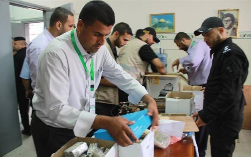 إتلاف المخدرات في غزة (2)