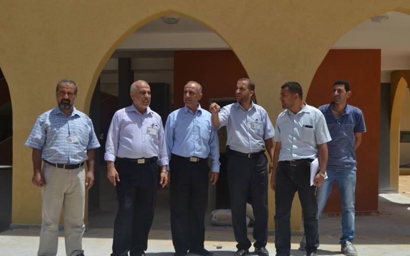 وفد من تعليم الوسطى يتفقد المدارس الجديدة بالمحافظة