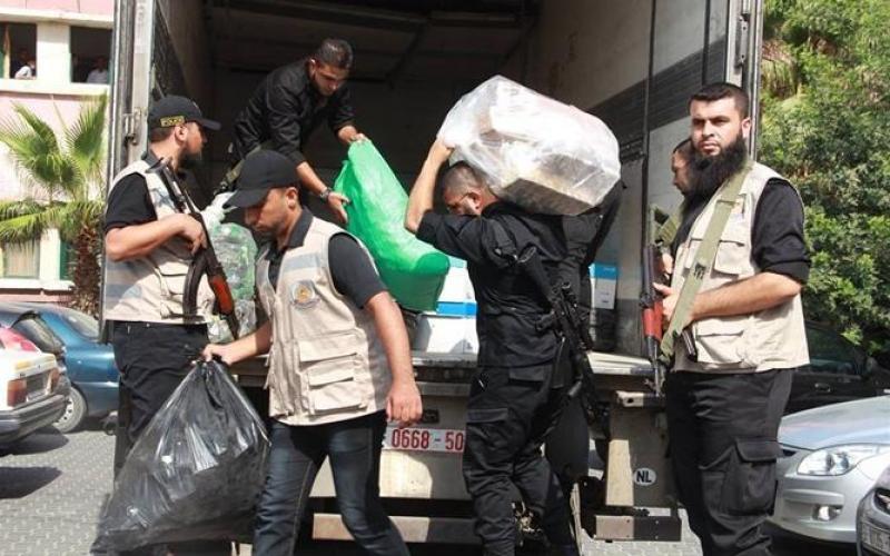 إتلاف المخدرات في غزة (5)