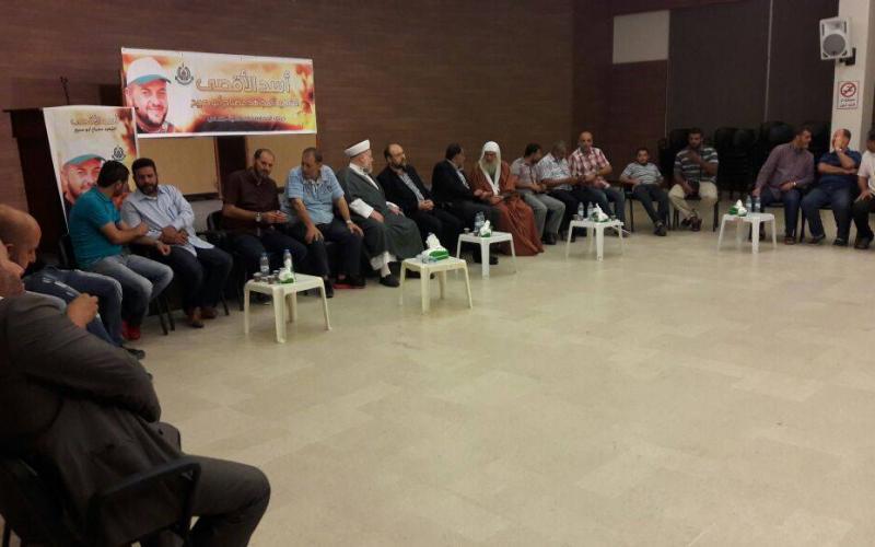 حماس بصيدا تقيم حفلا لتقبل التهاني باستشهاد أسد الأقصى