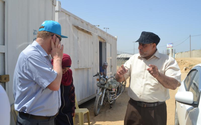 البدء بإنشاء مدرجات الملعب البلدي بالنصيرات