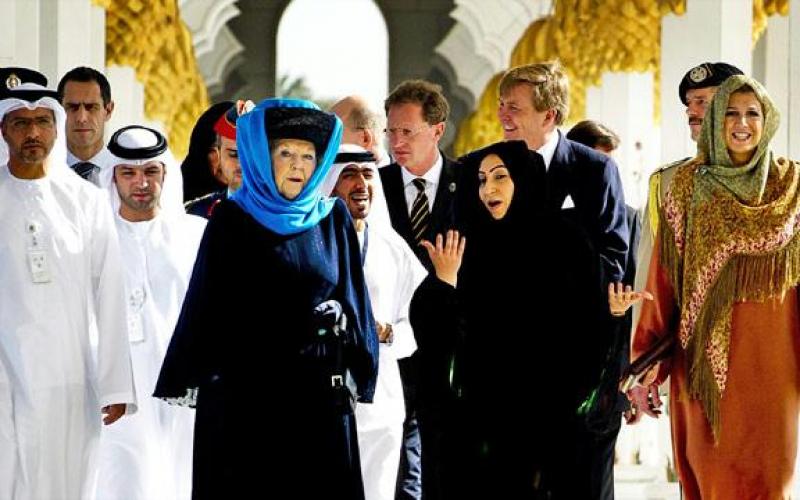 حجاب الملكة يثير جدلا في هولندا (صورة)