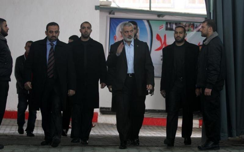 بالصور..هنية يجتمع بوفدي حماس وفتح