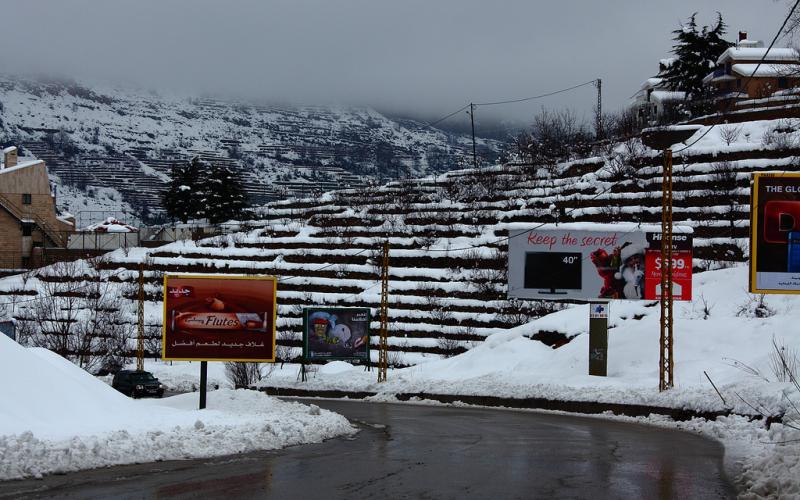 صور.. سحر الطبيعة الثلجية في لبنان