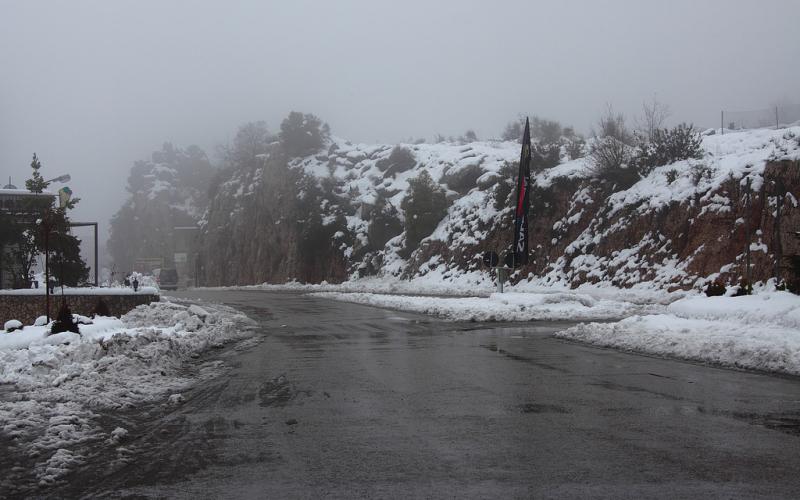 صور.. سحر الطبيعة الثلجية في لبنان