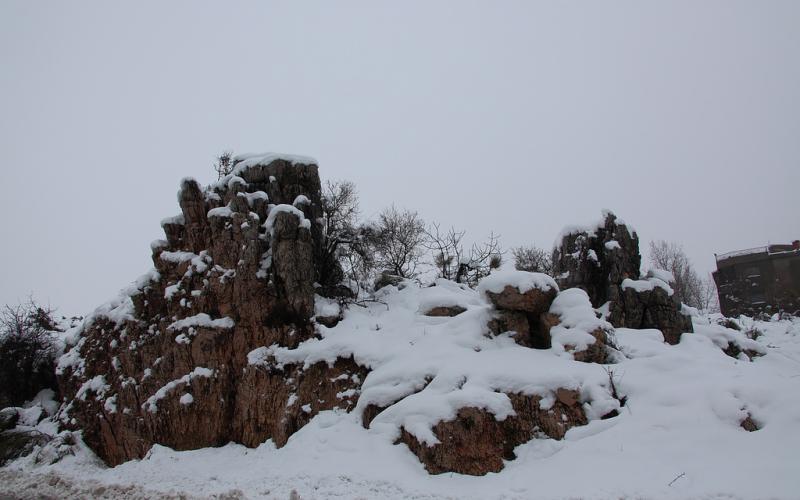 صور.. سحر الطبيعة الثلجية في لبنان