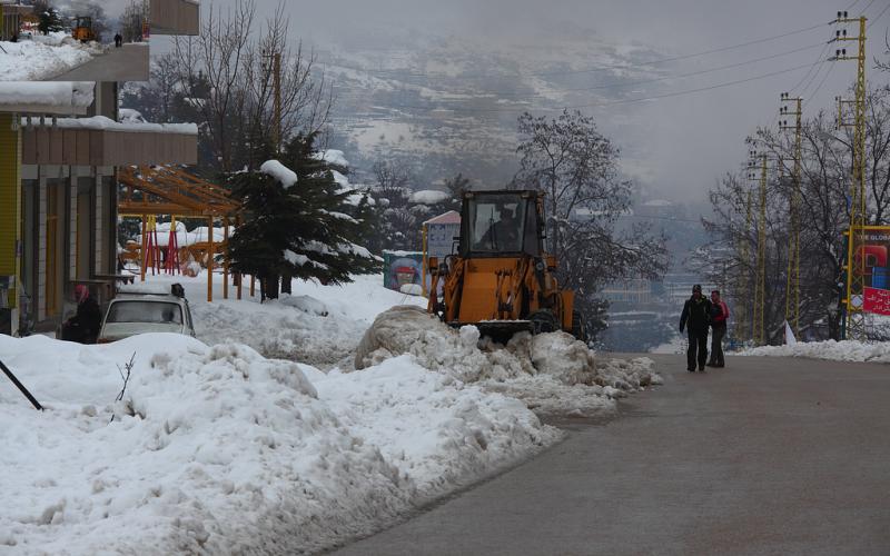 صور.. سحر الطبيعة الثلجية في لبنان