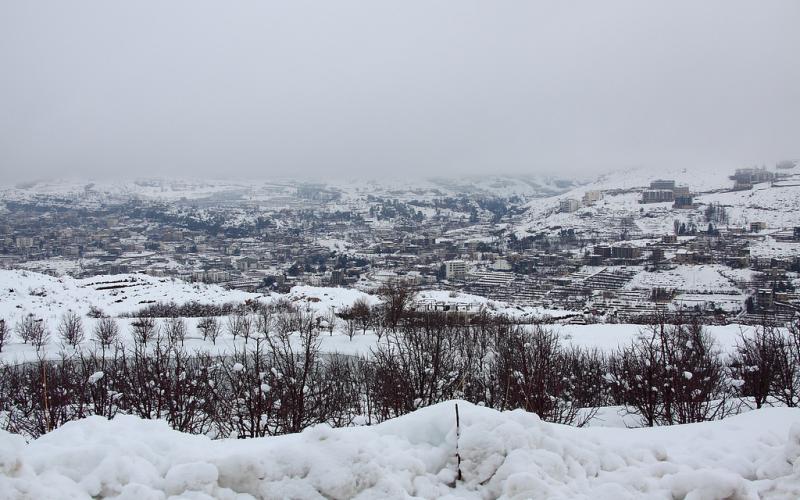 صور.. سحر الطبيعة الثلجية في لبنان