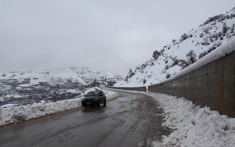 صور.. سحر الطبيعة الثلجية في لبنان