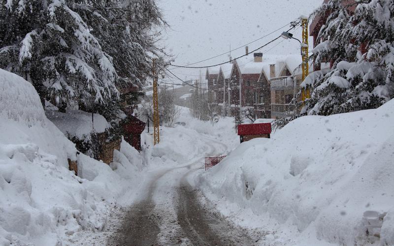 صور.. سحر الطبيعة الثلجية في لبنان