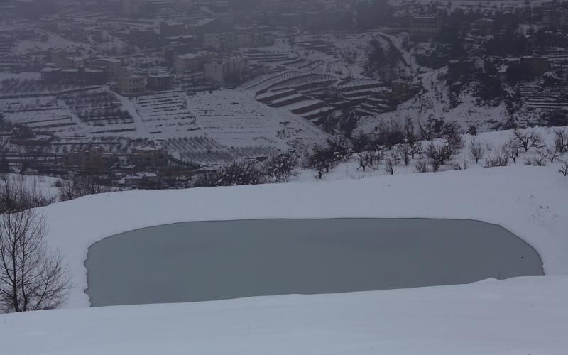 صور.. سحر الطبيعة الثلجية في لبنان