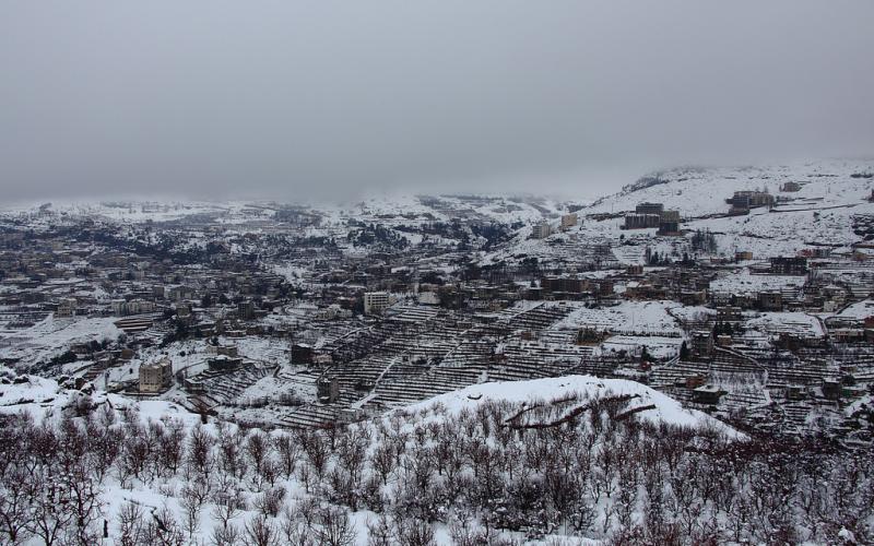 صور.. سحر الطبيعة الثلجية في لبنان