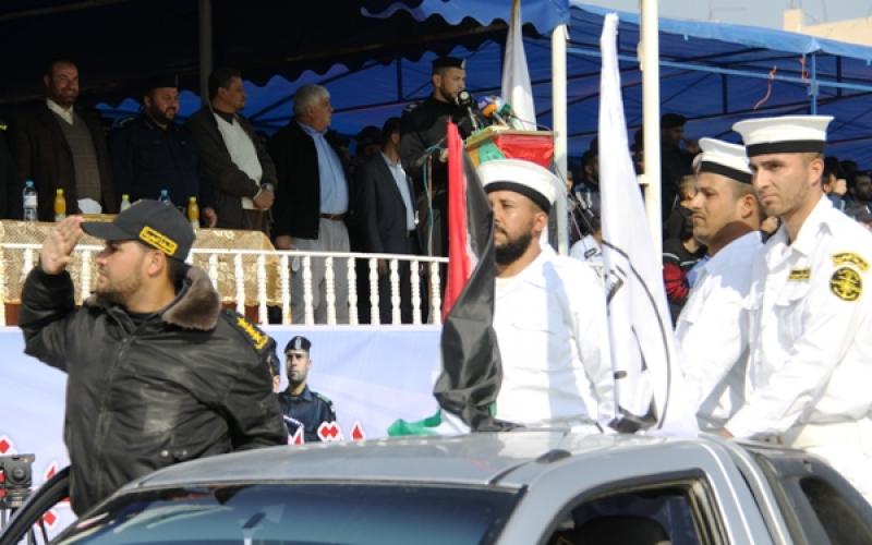 صور..الشرطة تخرج فوج "حجارة السجيل"