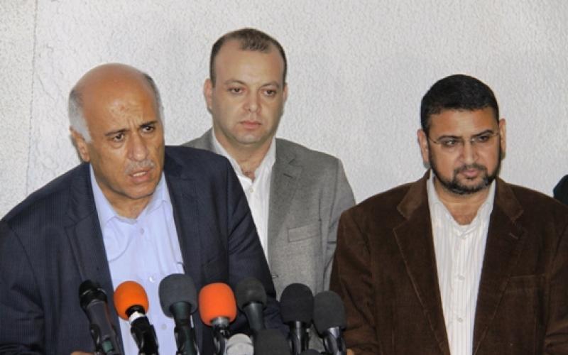 هنية يستقبل الرجوب ويدعو لاستثمار الأجواء الإيجابية