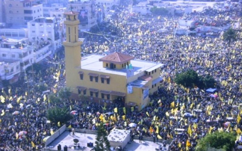 بالصور.. الاحتفال المركزي لانطلاقة فتح في غزة