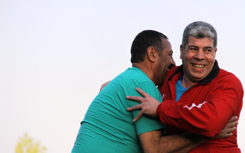 صور.. المباراة التاريخية بين مصر وفلسطين