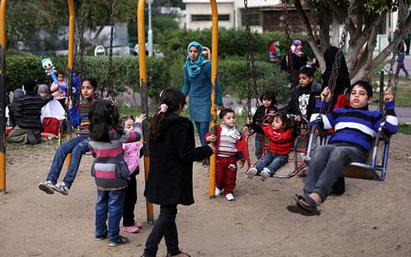 صور.. أطفال غزة يتنفسون الصعداء في إجازتهم