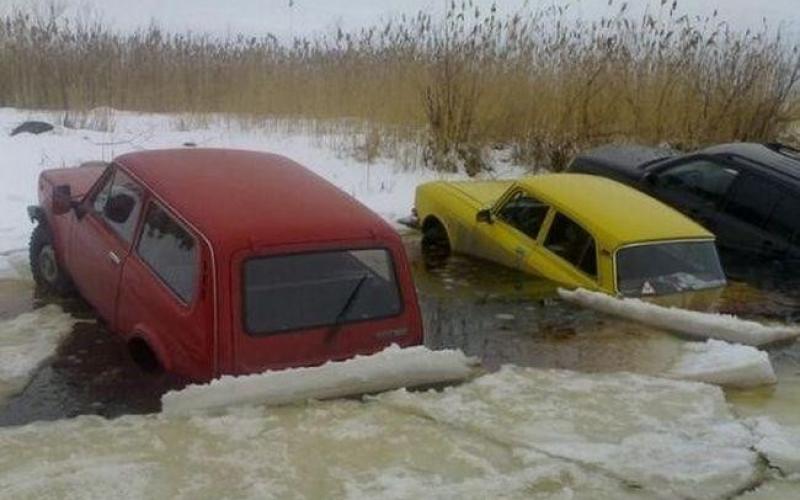 صور.. عندما يذوب الجليد في روسيا