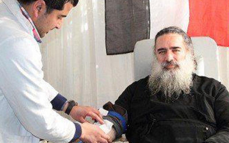 بالصور.. تبرع بالدم لدعم "نظام الأسد" بنابلس