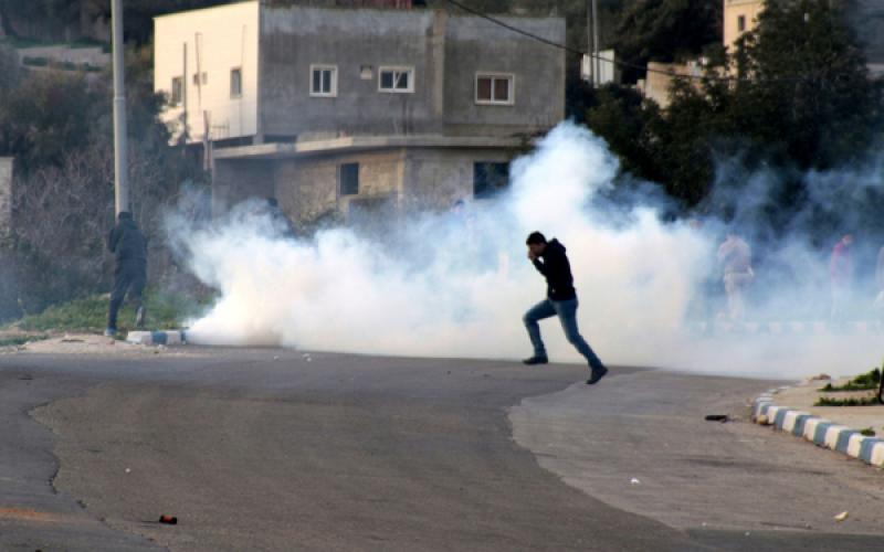 صور.. مواجهات عنيفة مع الاحتلال قرب جنين