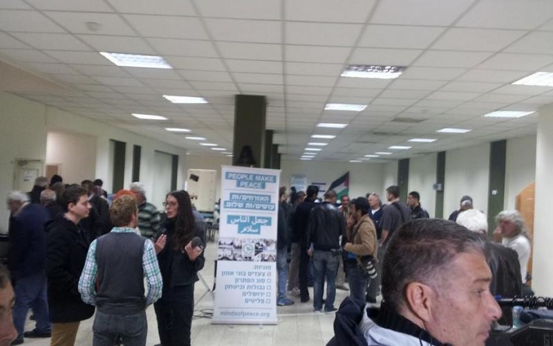 صور: مهاجمة فندق برام الله لوقف لقاء تطبيعي