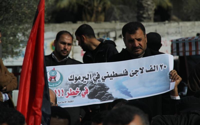 بالصور:الأسطل: حصار اليرموك جزء من حصار شعبنا