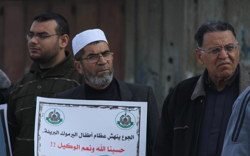 بالصور:الأسطل: حصار اليرموك جزء من حصار شعبنا