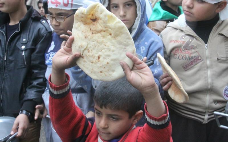 صور: مسيرة نصرة "اليرموك" بمخيم جباليا