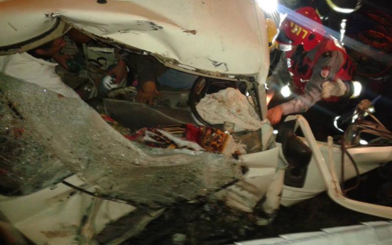 بالصور: أربعة إصابات بحادث سير ببيت لحم