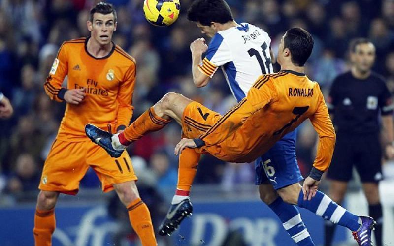 بالصور:ريال مدريد يهزم إسبانيول بصعوبة