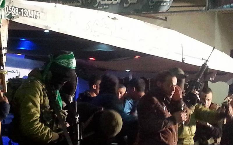 بالصور: مجاهدو القسام يظهرون لأول مرة بجنين