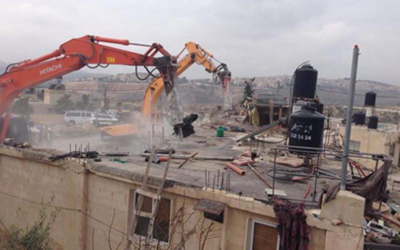 بالصور: الاحتلال يواصل هدم منازل بالقدس‎
