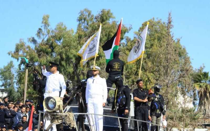 صور: حفل تخريج "فوج مظلة الوطن" بغزة