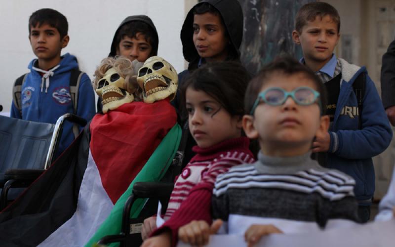 صور: غزة تواصل التضامن مع اليرموك
