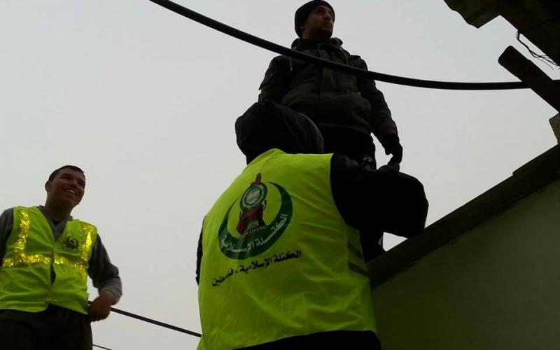 بالصور: لجان طوارئ برفح لمواجهة المنخفض