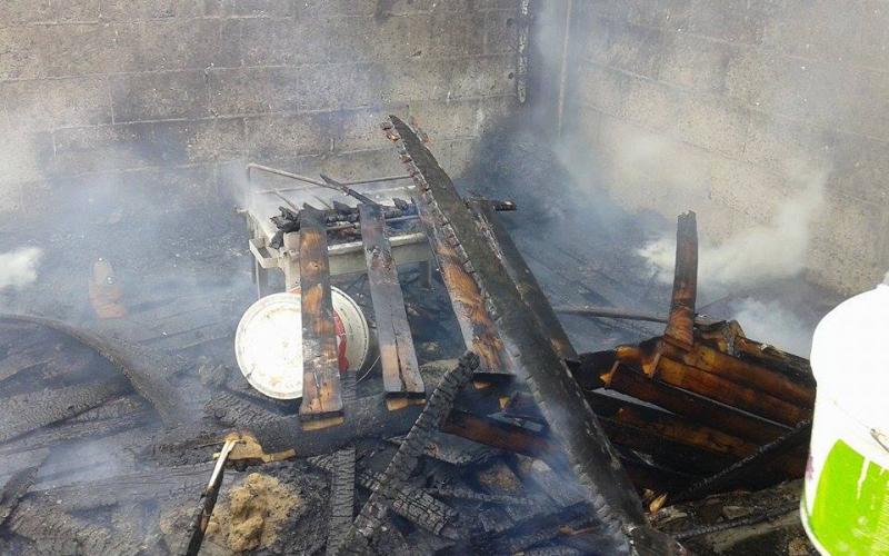 صور: آثار  منخفض "هدى" وسط القطاع