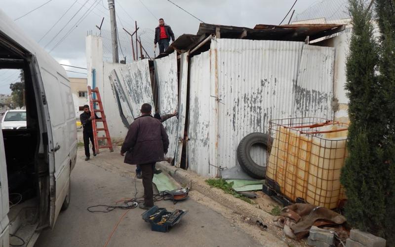 صور: آثار  منخفض "هدى" وسط القطاع