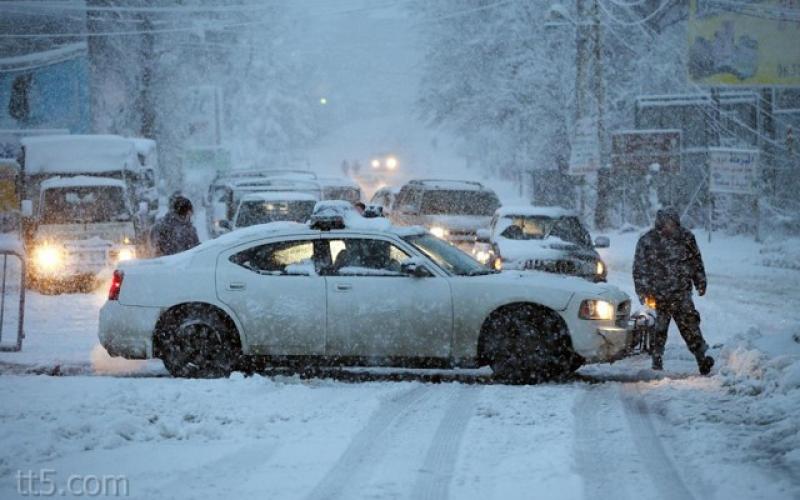 صور: تأثير العاصفة الثلجية "هدى" على لبنان