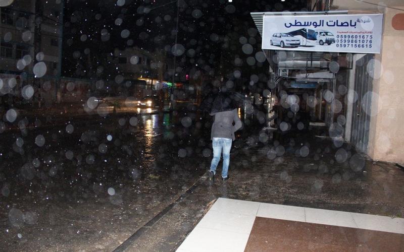 صور: آثار المنخفض في المحافظة الوسطى