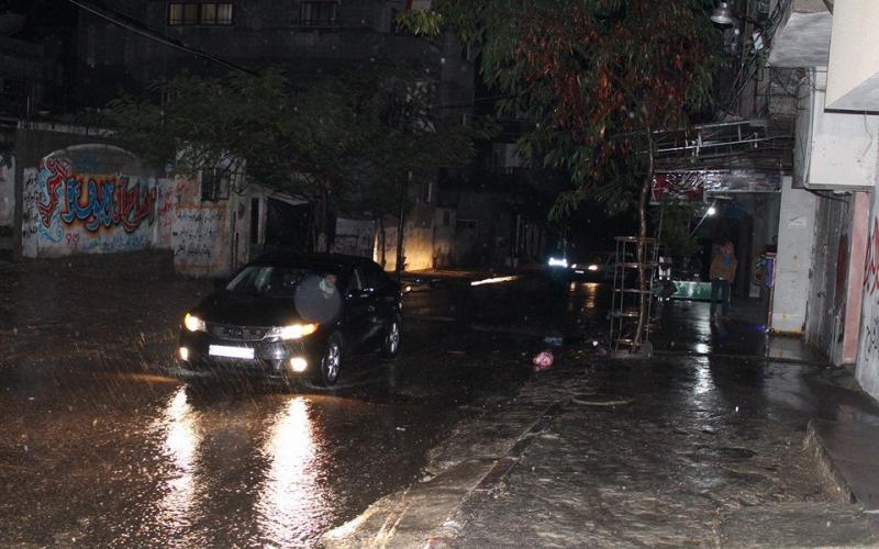 صور: آثار المنخفض في المحافظة الوسطى
