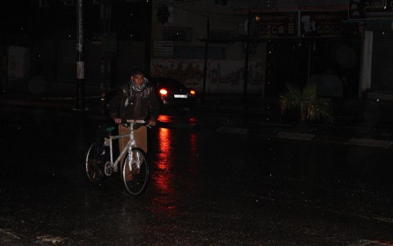 صور: آثار المنخفض في المحافظة الوسطى