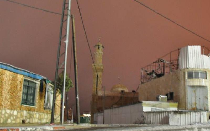 صور: الثلوج تكتسي رام الله