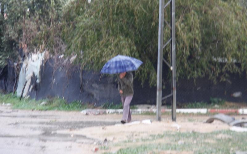 صور: سقوط الأمطار في رفح