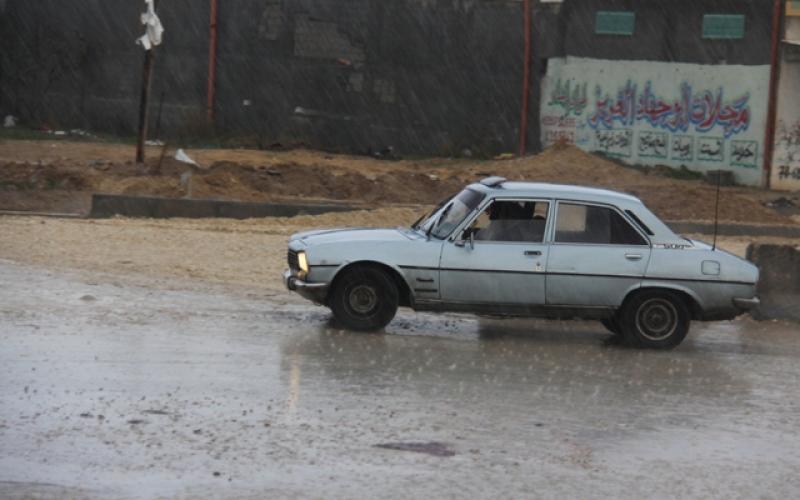 صور: سقوط الأمطار في رفح